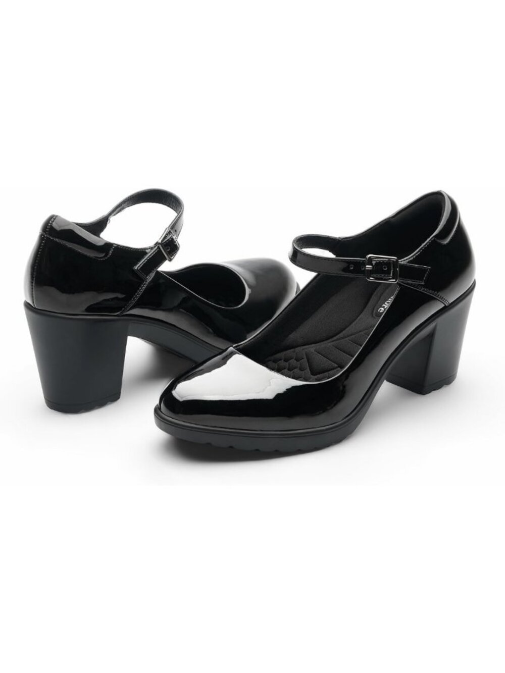 Comfortable Chunky Block Heel Mary Jane Pumps with Arch Support for Women